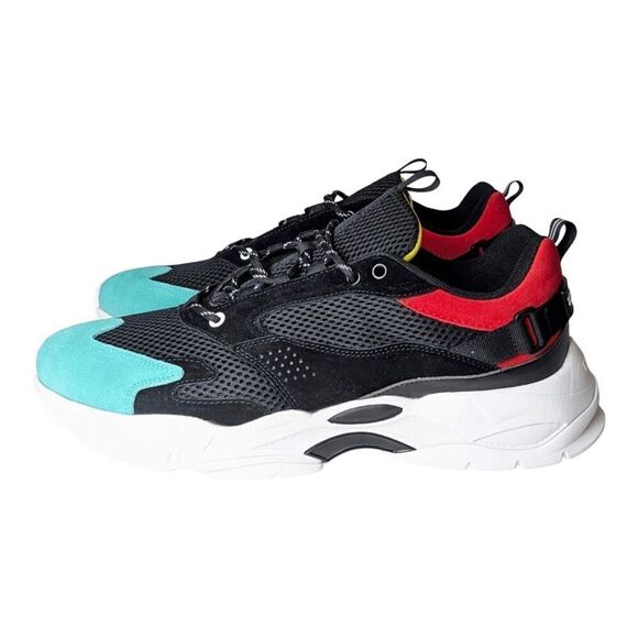 NWOB TRIPLE 7 Black Biscay Men's Athletic Shoes Size 12.5 - Picture 2 of 9